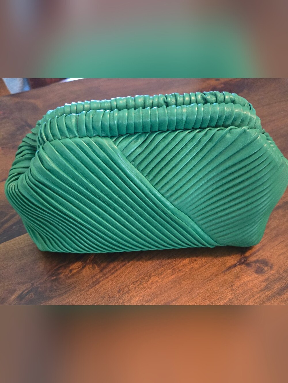 Pleated Clutch Bag